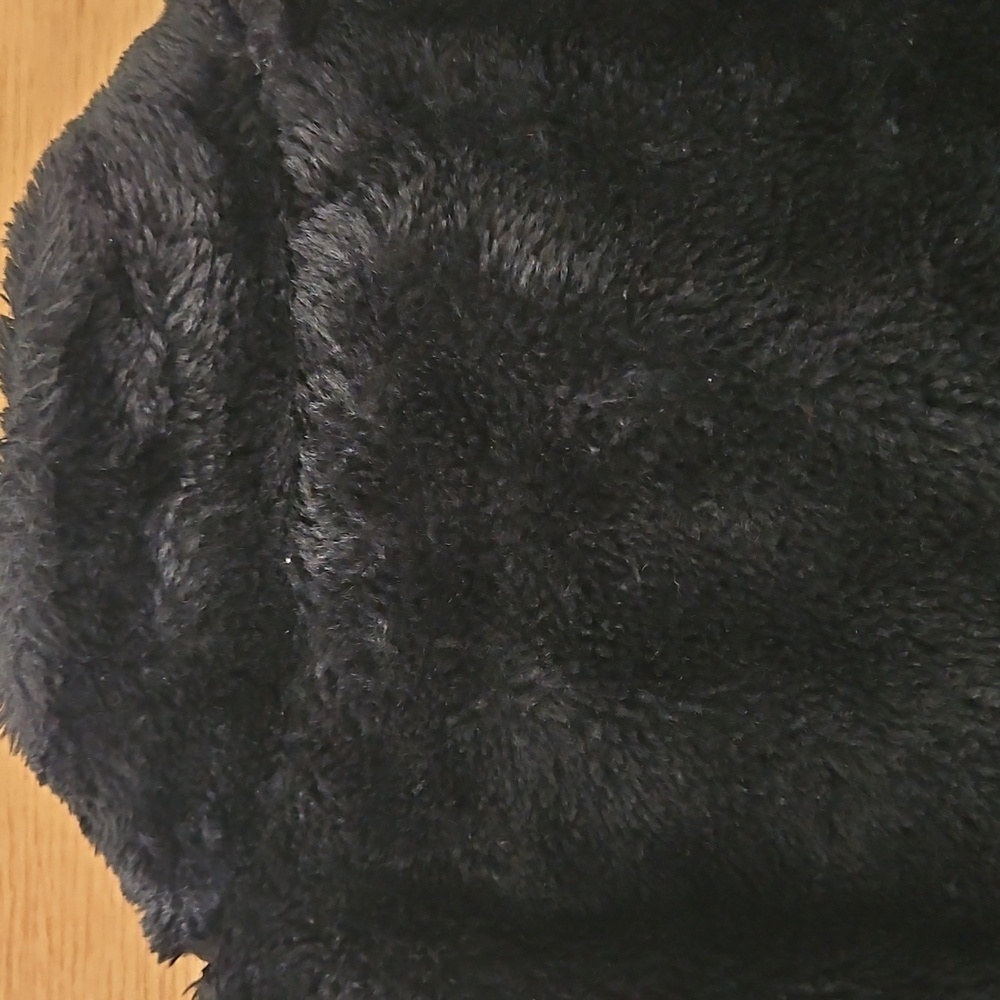 Ambiance Outerwear Faux Fur Teddy Coat Jacket Sz. M Zip Up pockets - Picture 5 of 8